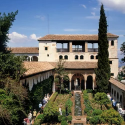 Generalife-palatset, Granada, Spanien.